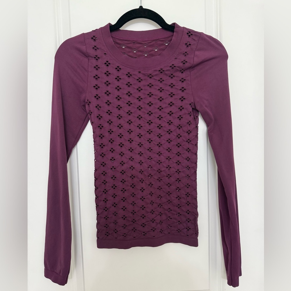 Free People - Plum Long Sleeve Women's Top